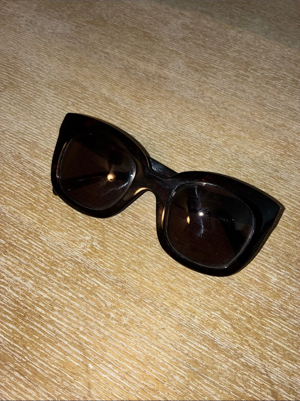 Celine Black Cat-Eye Women's Sunglasses